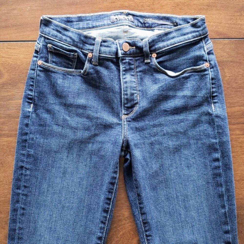 Banana Republic Mid Rise Skinny Leg Slim Fit Jean Una Wash Stretch Denim Size 26 - Picture 5 of 8